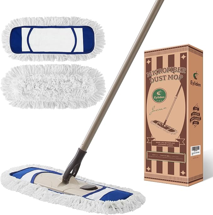 Eyliden Dust Mop with Reusable Washable Pads by Eyliden