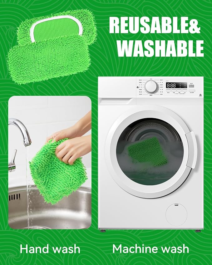 Reusable Wet Pads Refill for Swiffer Sweeper Mop, Dry Sweeping Cloths & Wet - Image 6