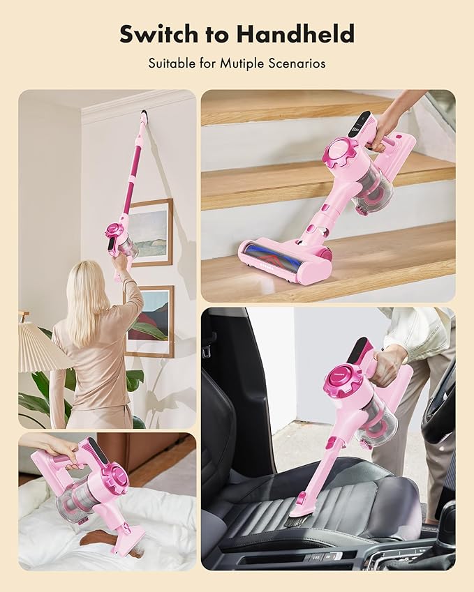 Trucozie Cordless Vacuum Cleaner, 8-in-1 Lightweight Stick Vacuum - Image 6