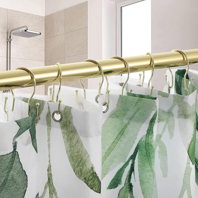 24 Pack Double Shower Curtain Hooks Rings, TENOVEL Double Sided Shower Curtain - Image 8
