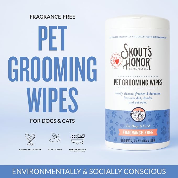 SKOUT'S HONOR Pet Grooming Wipes - Image 3