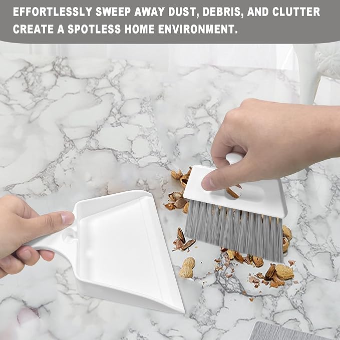 Mini Broom and Dustpan Set – Ultra-Thin Small Broom and Dustpan Set - Image 5