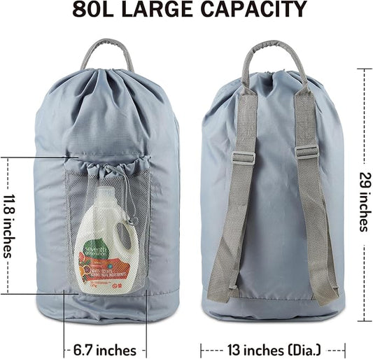 Backpack Laundry Bag, Large Laundry Backpack - Image 2