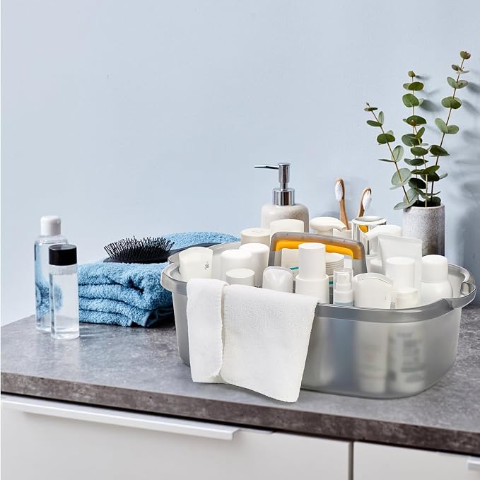 TOPZEA 2 Pack Cleaning Supplies Caddy, Plastic Large Cleaning Supply Storage - Image 7