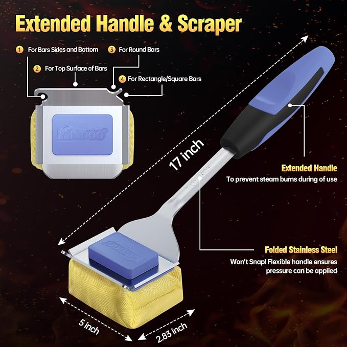 Grill Cleaning Brush Bristle Free - Image 4