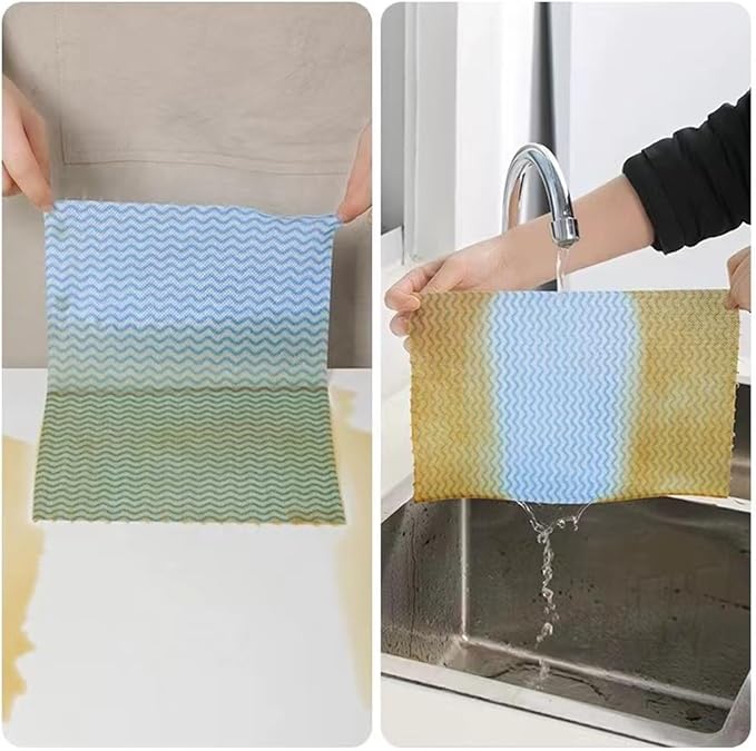 KLEENDOL200 Sheet Disposable Cleaning Cloths Disposable Dish Cloths Paper - Image 7