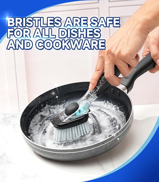 Dish Brush Head Replacement for OXO, 4 Pack Refill Head for OXO Dish Brush - Image 2