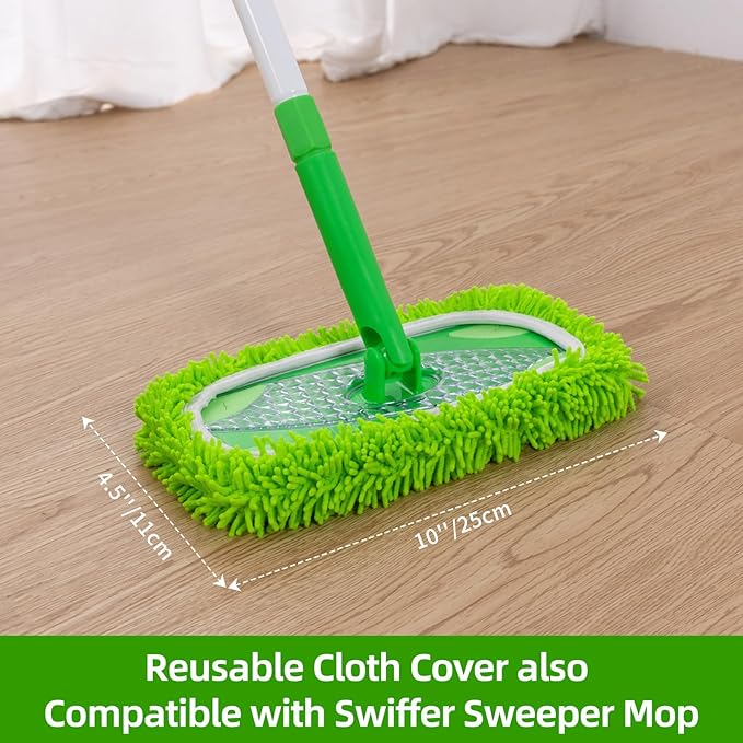 Baseboard Cleaner Tool with Handle, Extendable Long Handle Baseboard Floor - Image 5