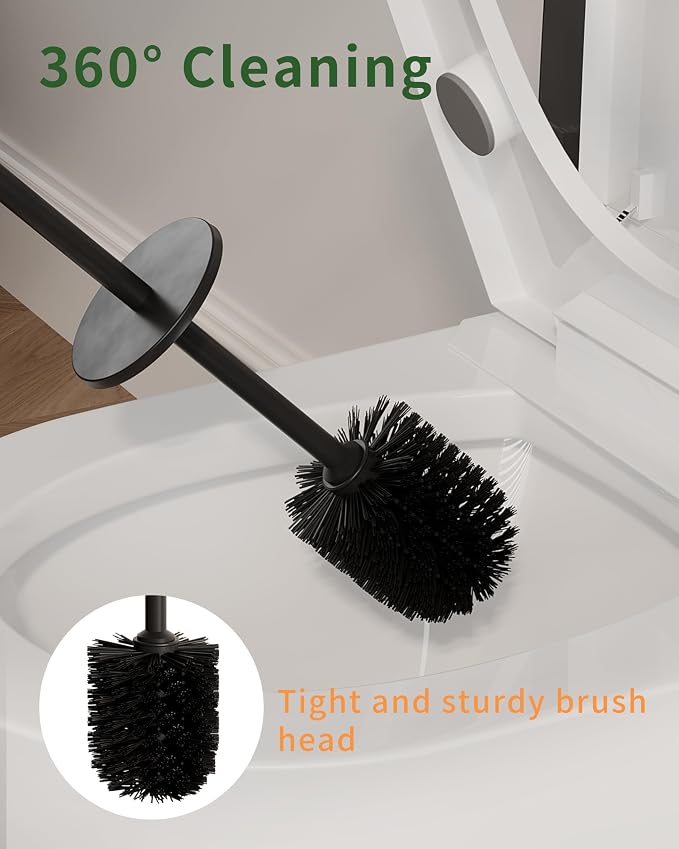Toilet Brush and Holder Set, Toilet Bowl Brush - Image 7