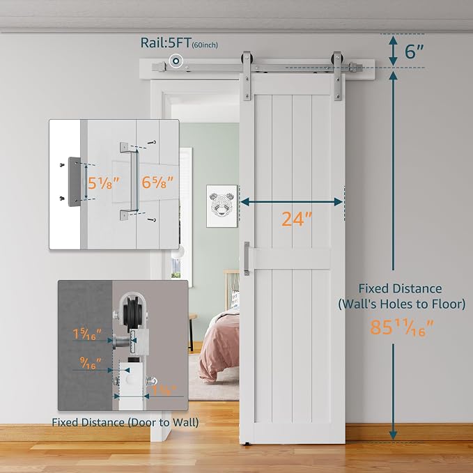 24''x84'' Sliding Barn Door - Image 2