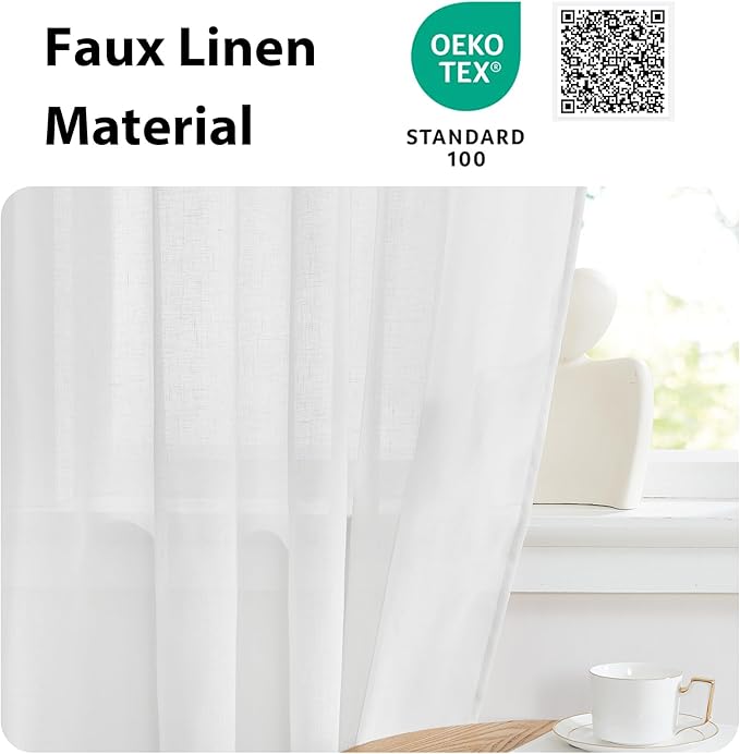 NICETOWN French Door Curtain for Small Window, Side Window Front Curtains - Image 6