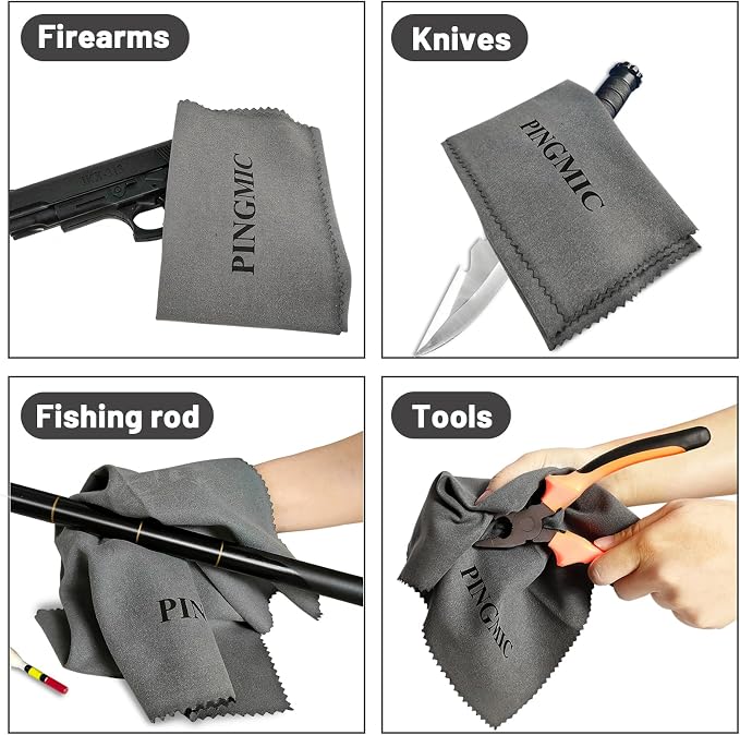PINGMIC 12 ''×12 '' Silicon Gun Cloth and Gun Cleaning Cloths, - Image 7