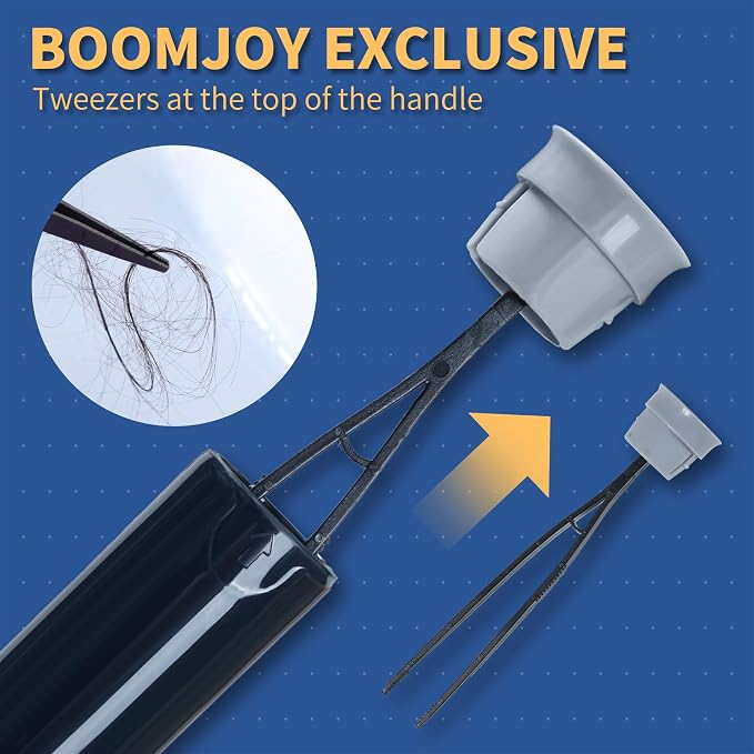 BOOMJOY Toilet Brush and Holder 2 Packs, Silicone Toilet Bowl Brush - Image 2