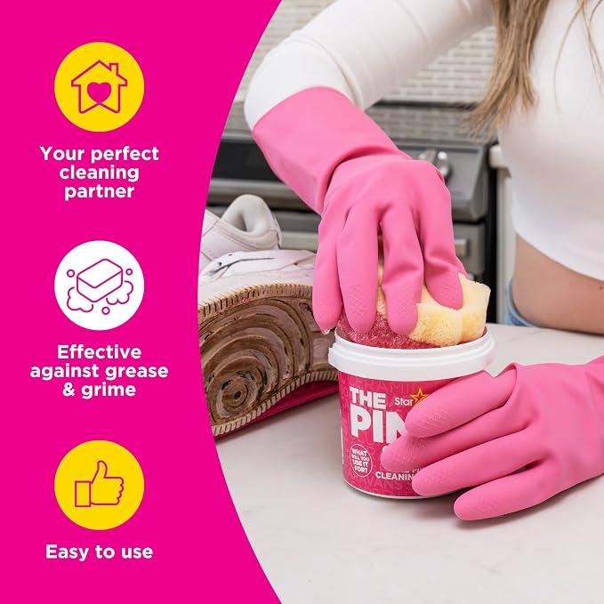 Stardrops – The Pink Stuff – SQeeZY Miracle Dual Sided Scrubber Sponge - Image 2