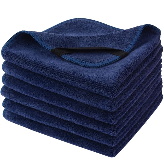 SINLAND Microfiber Facial Cloths Fast Drying Washcloth 12inch x 12inch by SINLAND