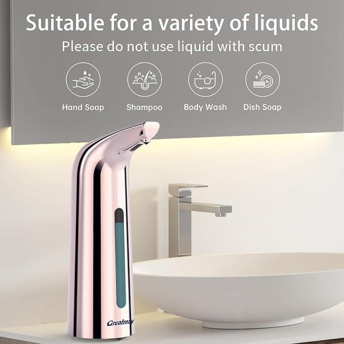 Convenient Automatic Soap Dispenser, 4 Adjustable Levels Touchless Hand - Image 5