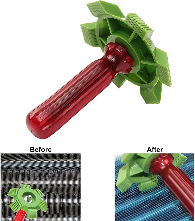 6-Piece Air Conditioner Fin Cleaning Kit HVAC Coil Cleaning Tool Set - Image 4