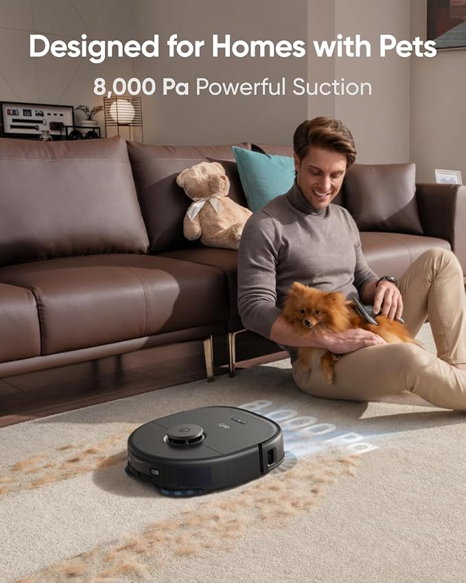 eufy X10 Pro Omni Robot Vacuum and Mop Combo, 000 Pa Suction, Dual Mops - Image 2