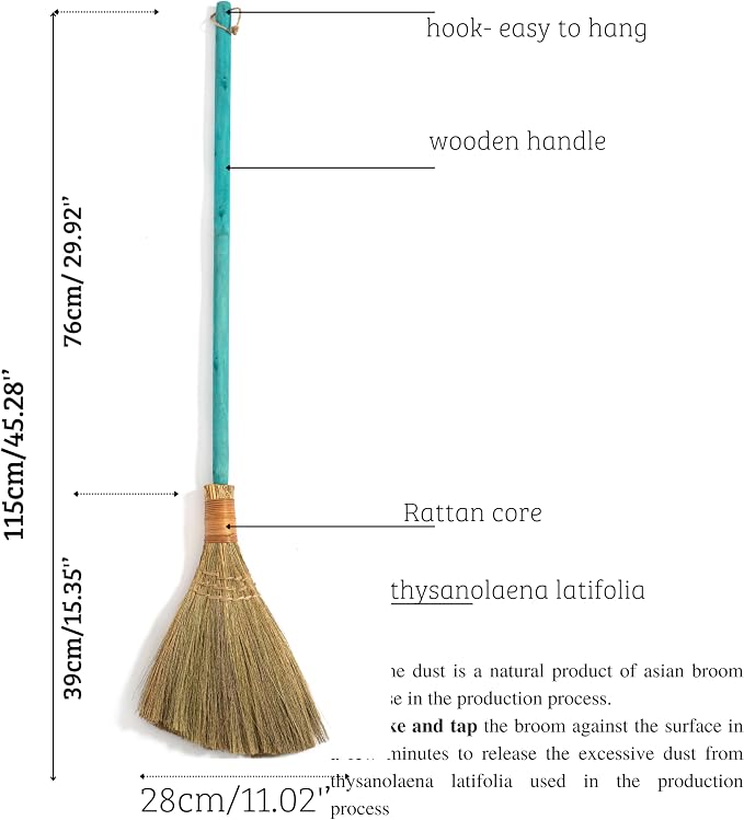 Vietnamese Straw Soft Broom - Image 2
