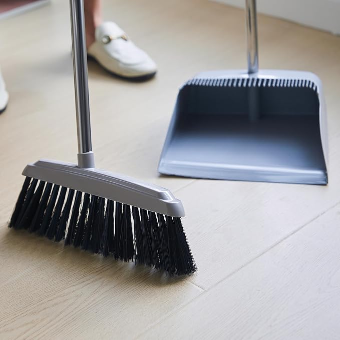 Tioncy 8 Set 16 Pcs Broom and Dustpan Set 53 Inch Broom - Image 5