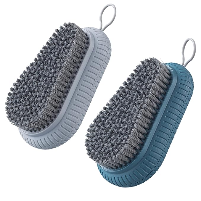 2PCS Heavy Duty Nail Brush for Cleaning Fingernails by Emsiok
