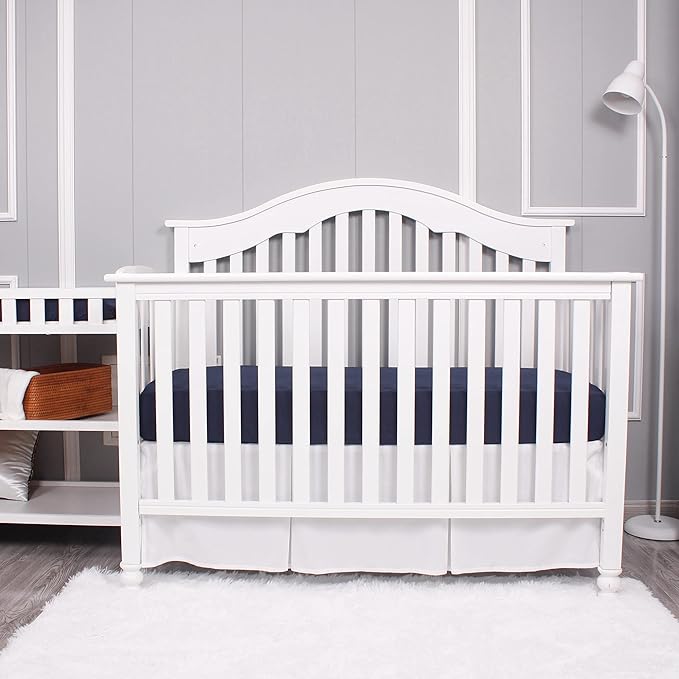 Belsden Pack of 3 Dinosaur Fitted Crib Sheet Set for Baby Boy, Universal Fits Standard Size Crib and Toddler Mattress 28" x 52", Soft Breathable and Machine Washable, Dino & Navy & Gray