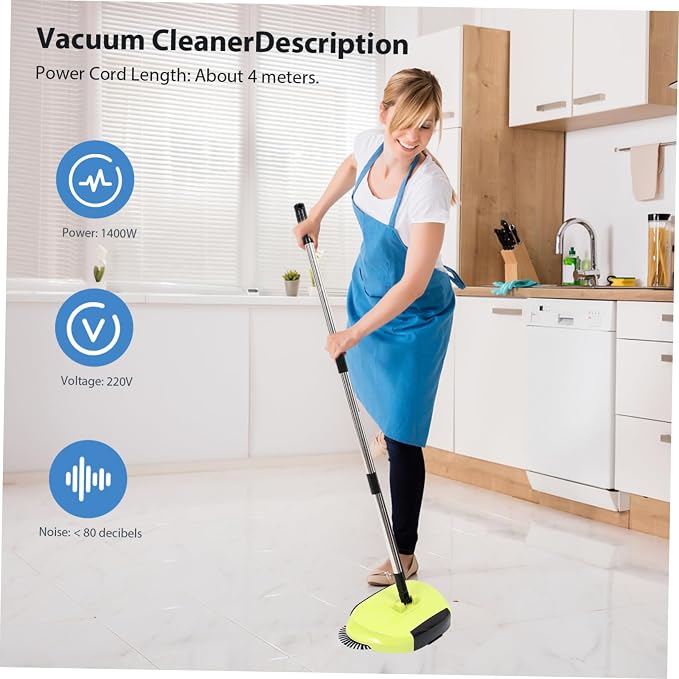 3 1 Push Vacuum Cleaners Carpet Sweepers Manual Non Electric Carpet Sweeper - Image 9