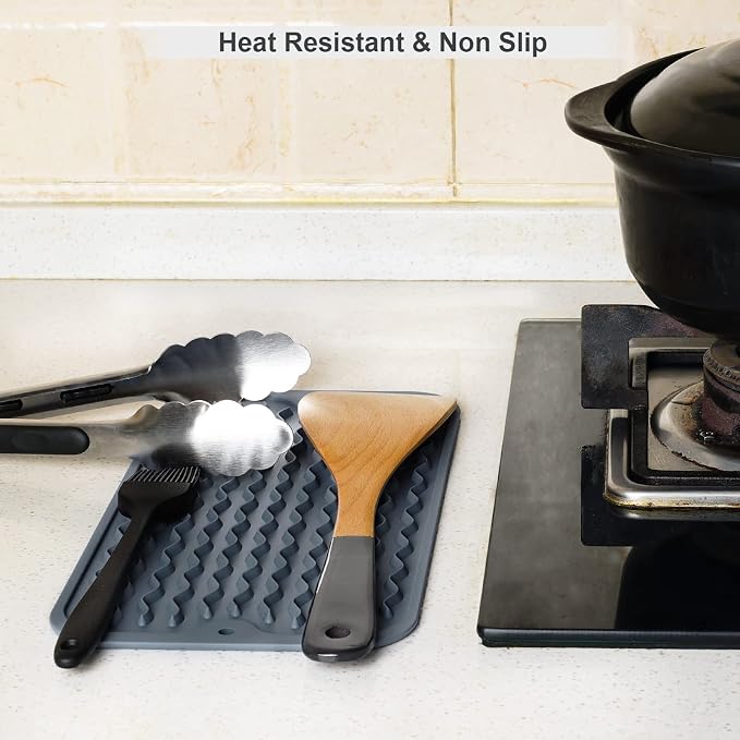 ZLR 2 Pcs Silicone Dish Drying Mats - Image 4