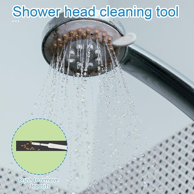 Multi-Size Shower Head Cleaning Tool Kit, 2 Styles Showerhead Cleaner Brush - Image 5