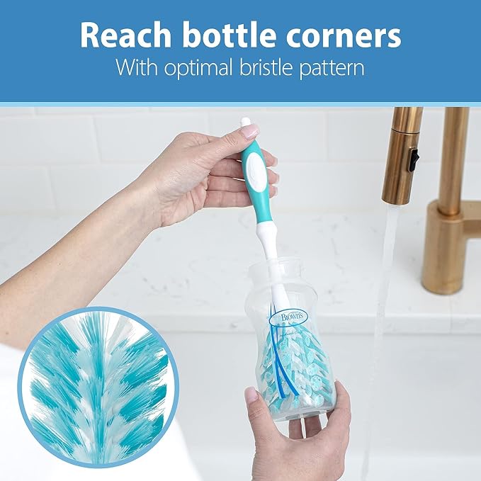 Dr. Brown's Reusable Sponge Baby Bottle Cleaning Brush - Image 5