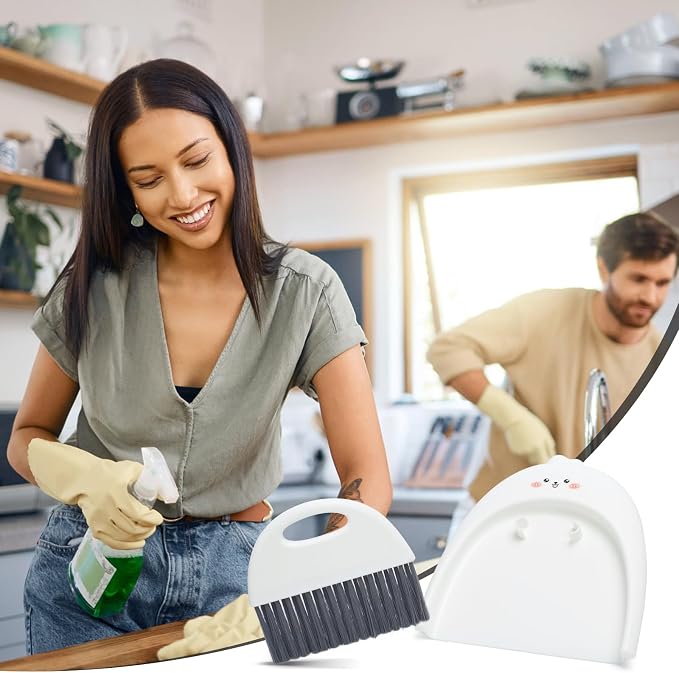 Mini Dustpan and Brush Set, Small Handheld Dust Pan - Image 6