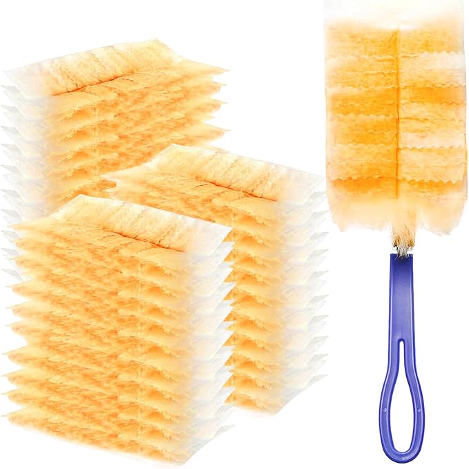 40 Count Duster Refills, Disposable Static Dust Removal Brush Replacement Head by CASITODO