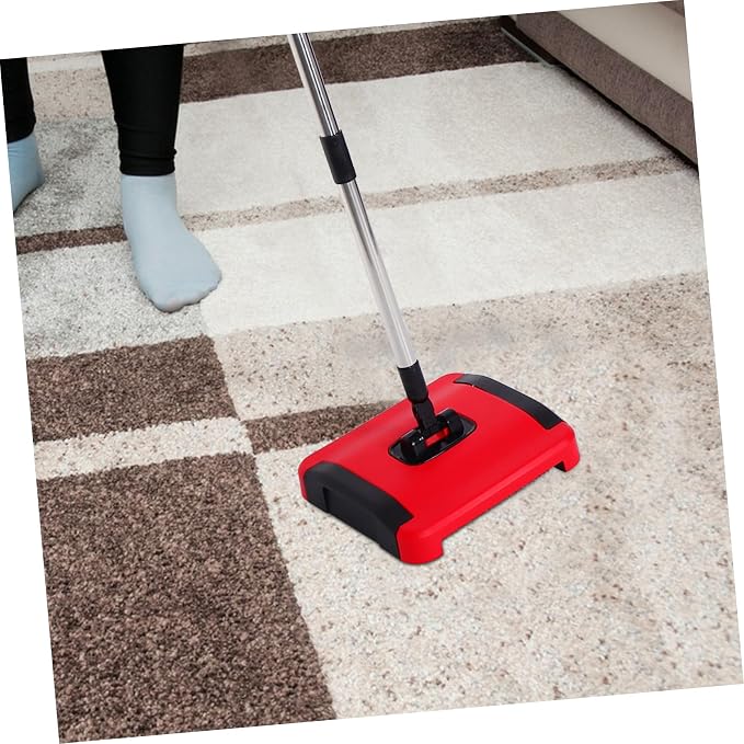 Cabilock Hand Push Carpet Sweeper Lightweight Manual Vacuum - Image 6
