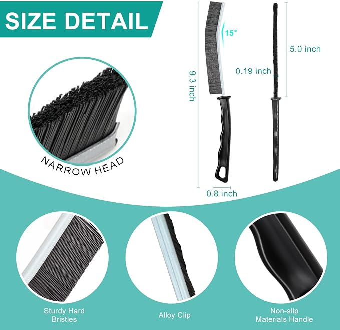 Crevice Cleaning Brush, New Multifunctional Gap Cleaning Brush Tool, Thin Scrub - Image 3