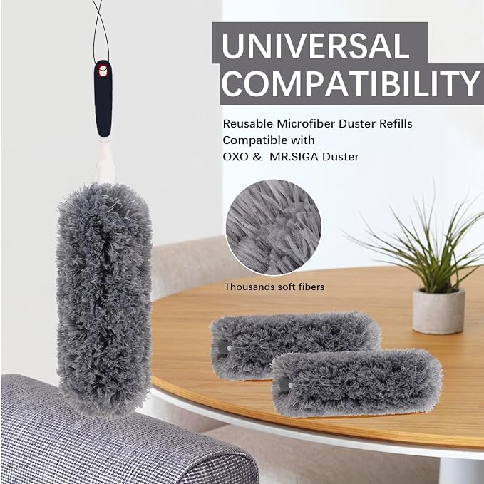 Reusable Microfiber Duster Refills Compatible - Image 7