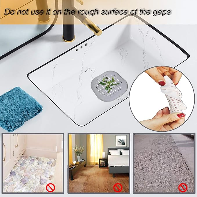 Hair Drain Catcher, Square Drain Cover - Image 4