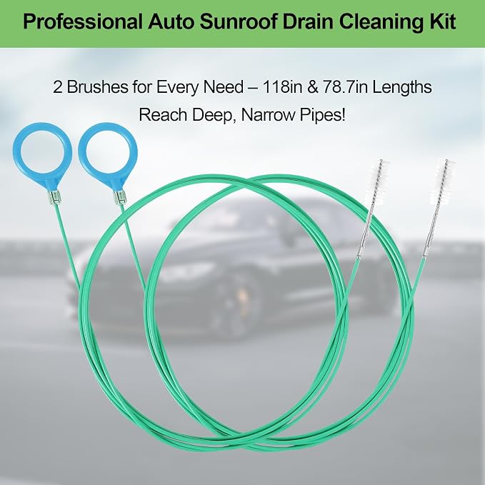 Auto Sunroof Drain Cleaning Tool Long Flexible Drain Brush - Image 3