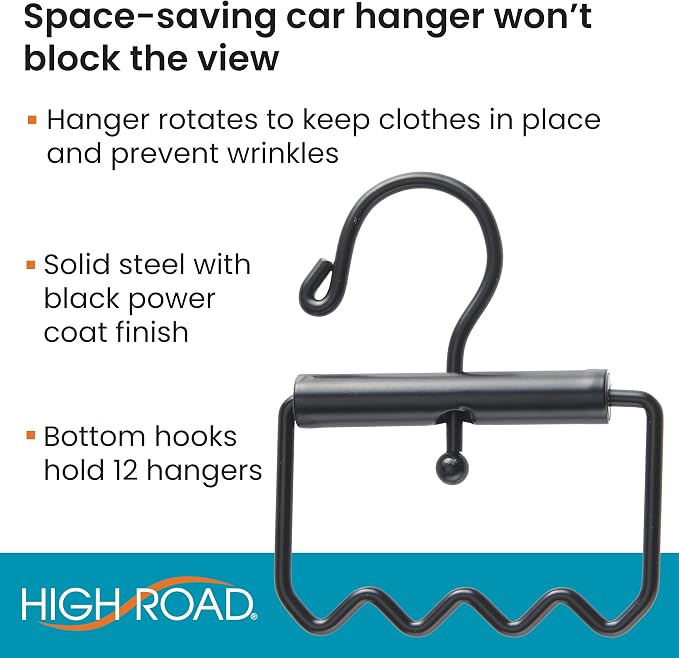 High Road Heavy Duty Car Clothes Hanger - Image 3