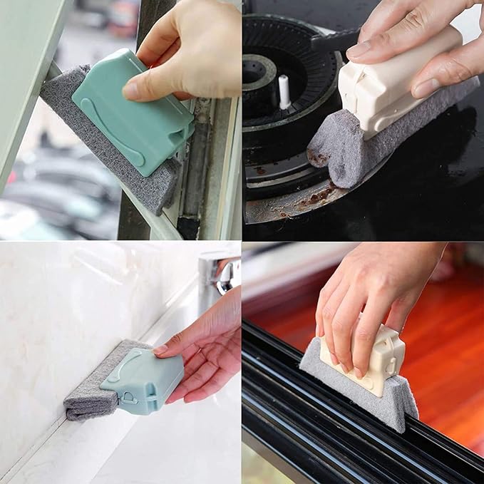 Groove Gap Cloth Window Door Track Multifunctional Cleaning Brush Color: - Image 2