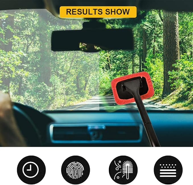 Car Care Microfiber Cloths for Windshield Cleaning Tool, Windshield Cleanner - Image 6