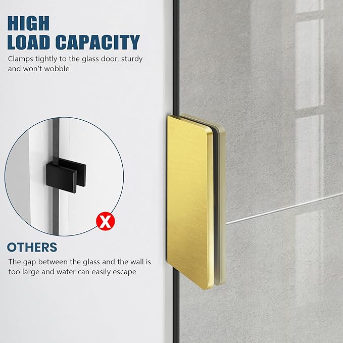 Frameless Shower Door, 3/8" Glass Shower Doors - Image 3