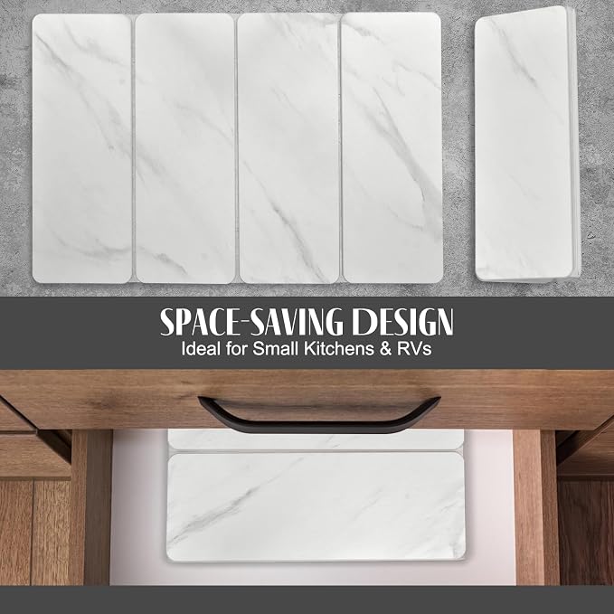 Large Stone Dish Drying Mats for Kitchen Counter, Eco-Friendly Absorbent - Image 3