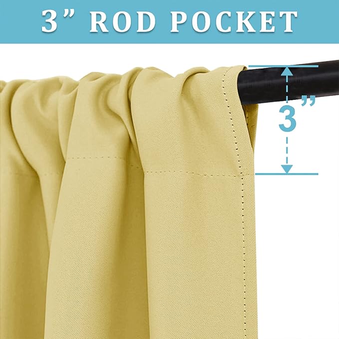 RYB HOME Bathroom Window Curtains - Image 2
