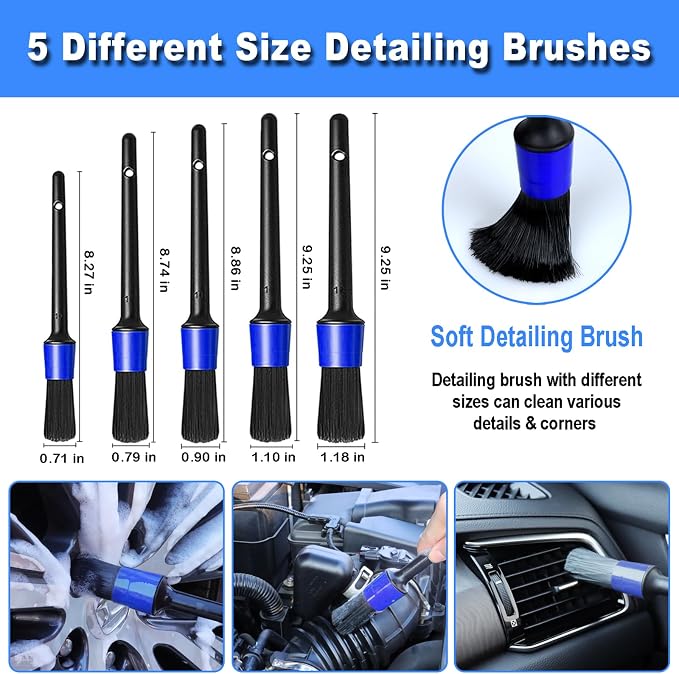 17pcs Car Detailing Kit Interior Cleaner, Car Interior Cleaning Kit - Image 5