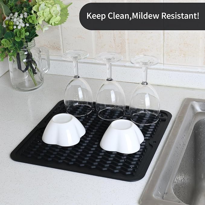 ZLR 2 Pcs Silicone Dish Drying Mats - Image 3
