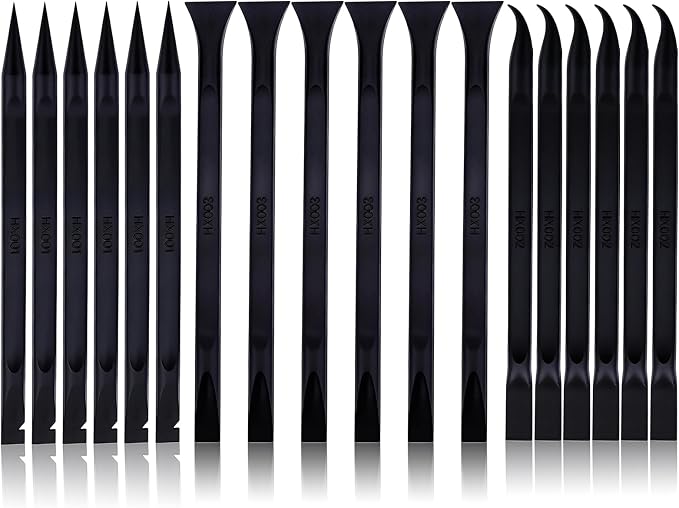 18 PCS Carbon Fiber Plastic Scrapers Tool, Non-Scratch Scraper Tool by Unknown