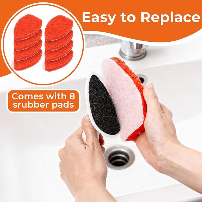 Bathtub Scrubber with Long Handle - Image 3