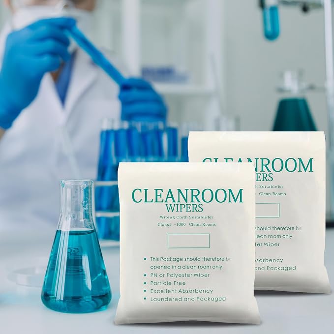 Cleanroom Cloth Wipes 4"x4" Microfiber Lint Free Cloth Disposable Clean Cloths - Image 7