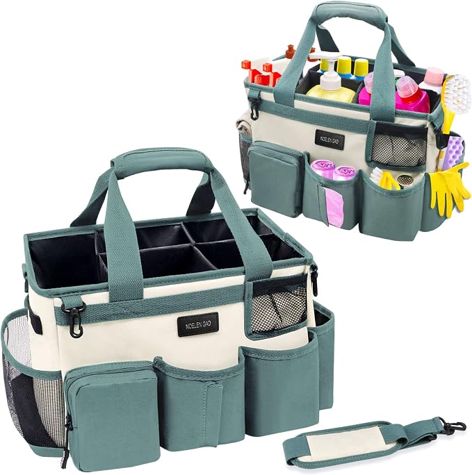 Wearable Cleaning Caddy Bag, Cleaning Supply Tote by Noelen+Gad