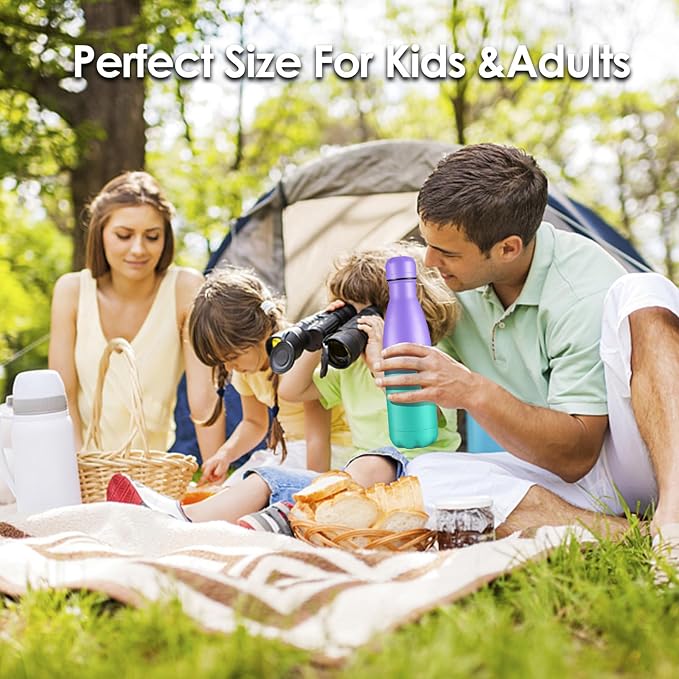 17oz Cola-Bottle Shaped Stainless Steel Leak-proof Water Bottle, Double Wall - Image 7